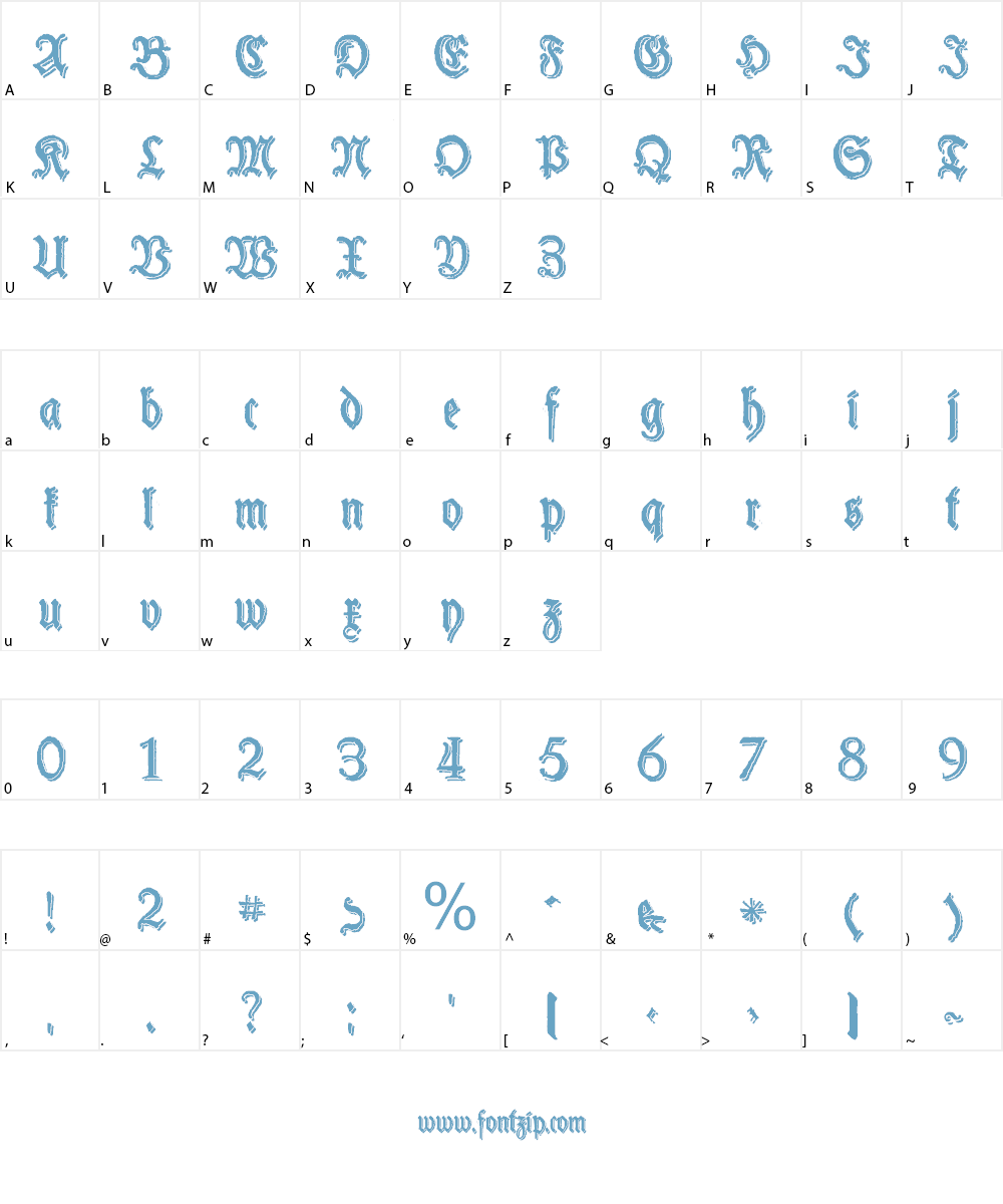 Schneider Buch Deutsch Shadow T Font Character